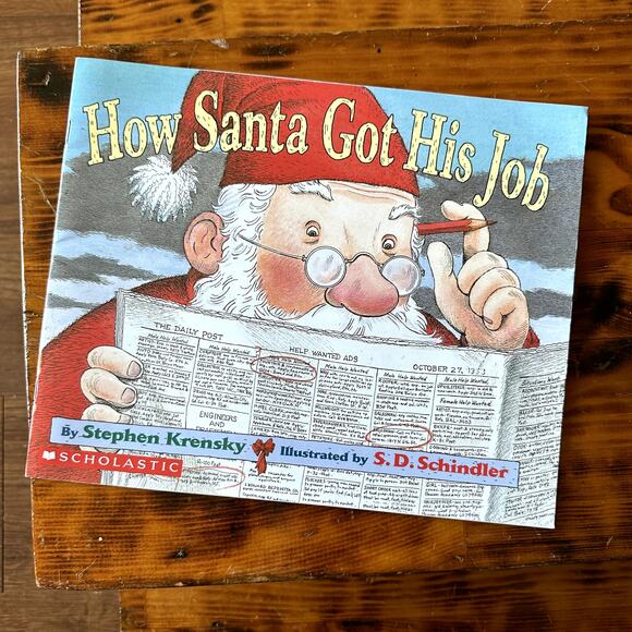 Vintage 2004 Scholastic How Santa Got His Job Paperback Book - Picture 1 of 9